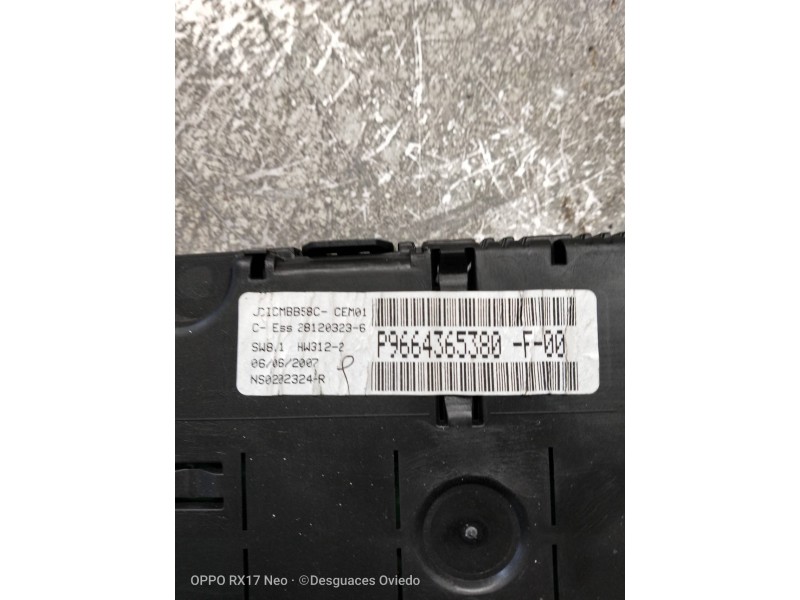 Recambio de cuadro instrumentos para citroen c4 grand picasso exclusive referencia OEM IAM P9664365380 281203236 