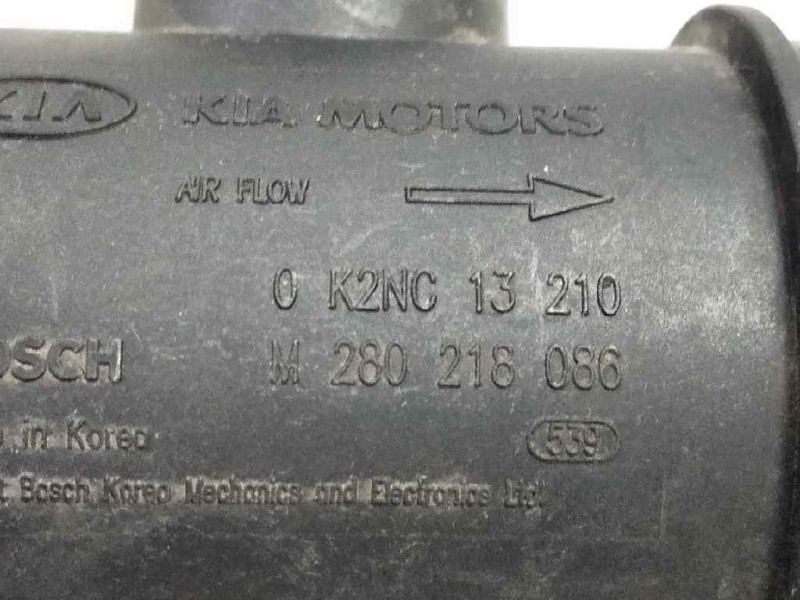 Recambio de caudalimetro para kia shuma ii 1.6 cat referencia OEM IAM M280218086 0280218086 0K2NC15210 BOSCH
