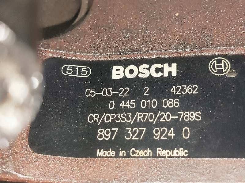 Recambio de bomba inyeccion para opel astra h berlina 1.7 16v cdti referencia OEM IAM 0445010086 BOSCH  Recambio de bomba inyeccion para opel astra h berlina 1.7 16v cdti referencia OEM IAM 0445010086 BOSCH
