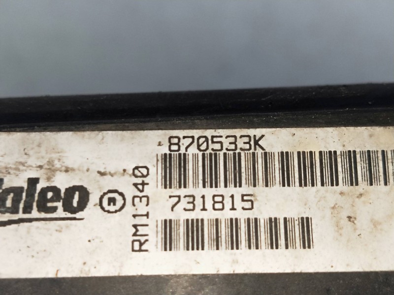 Recambio de radiador agua para mg rover serie 200 (rf) 1.4 16v cat referencia OEM IAM 870533K 731815 