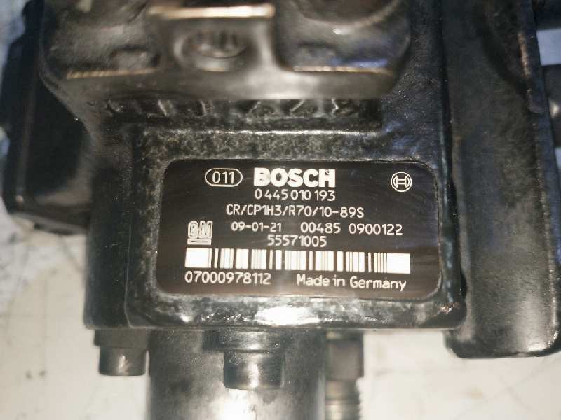 Recambio de bomba inyeccion para opel insignia berlina 2.0 16v cdti referencia OEM IAM 0445010193  BOSCH Recambio de bomba inyeccion para opel insignia berlina 2.0 16v cdti referencia OEM IAM 0445010193  BOSCH