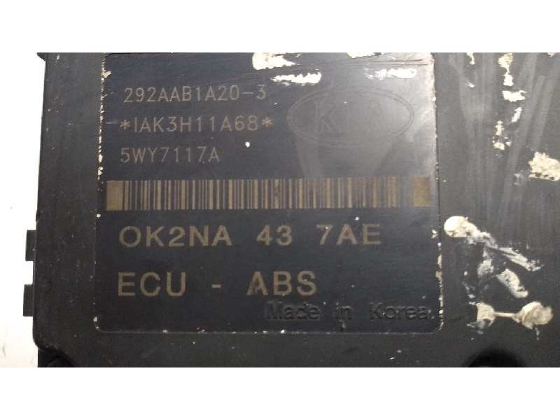 Recambio de abs para kia shuma ii 1.6 cat referencia OEM IAM OK2NA437AE OK2NA437A0 BH60102900 Recambio de abs para kia shuma ii 1.6 cat referencia OEM IAM OK2NA437AE OK2NA437A0 BH60102900
