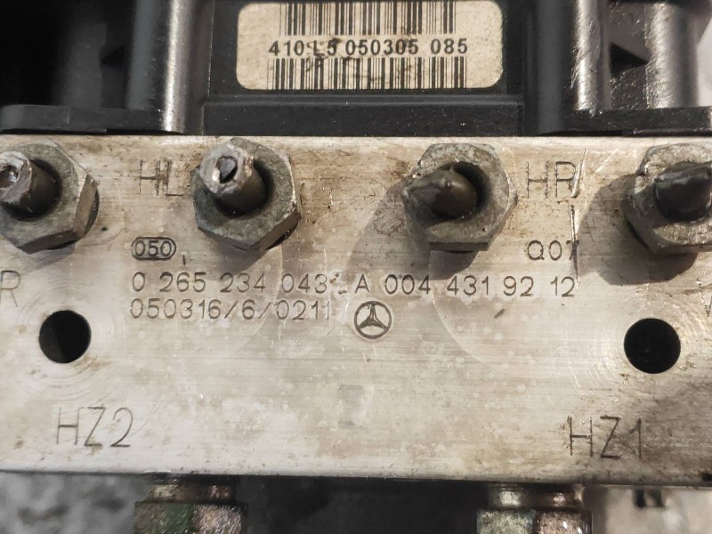 Recambio de abs para mercedes clase a (w169) a 180 cdi (169.007) referencia OEM IAM 0265234043 A0044319212 0265950322