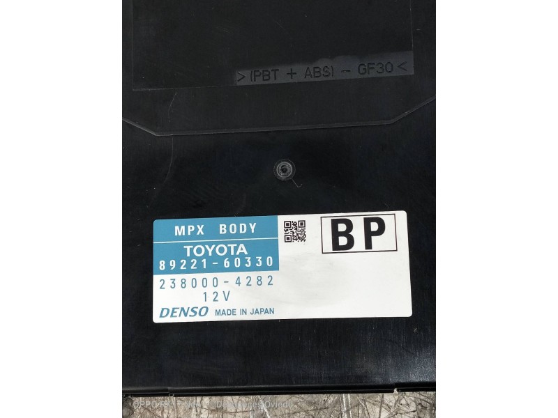 Recambio de modulo electronico para toyota land cruiser (j15) basis referencia OEM IAM 8922160330 2380004282 