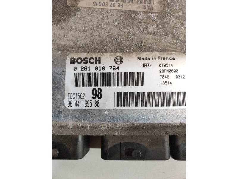 Recambio de centralita motor uce para citroen c5 berlina 2.2 hdi vivace referencia OEM IAM 0281010764 9644199580 EDC15C2 98 Recambio de centralita motor uce para citroen c5 berlina 2.2 hdi vivace referencia OEM IAM 0281010764 9644199580 EDC15C2 98