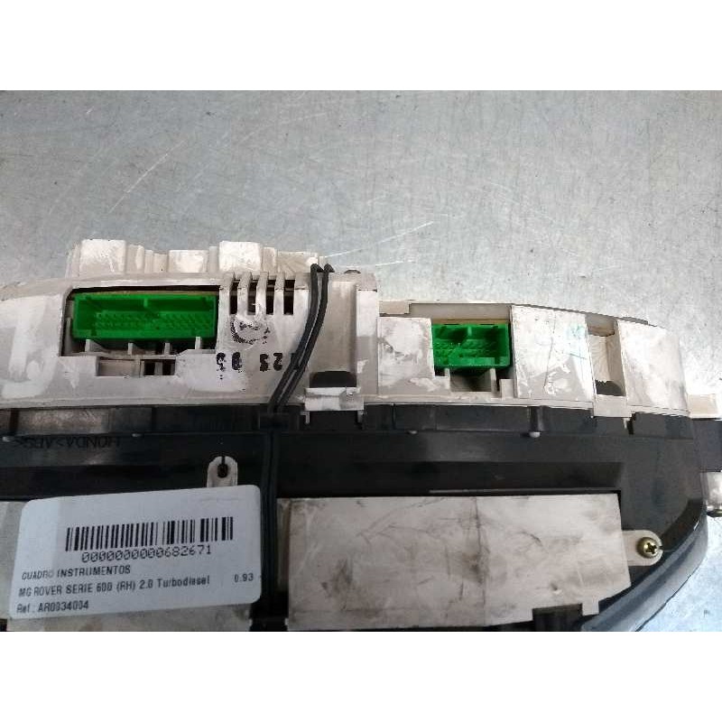 Recambio de cuadro instrumentos para mg rover serie 600 (rh) 2.0 turbodiesel referencia OEM IAM AR0034004 HG R600 S0115 YAC10952
