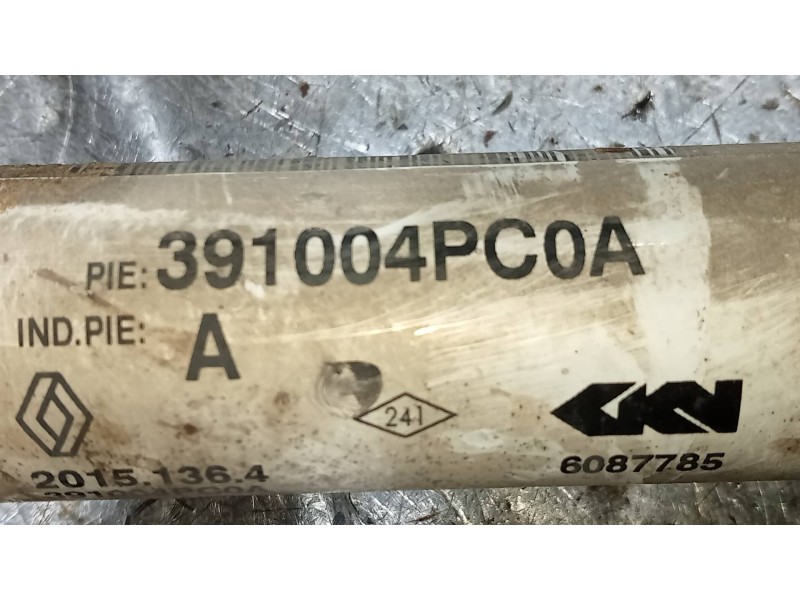 Recambio de transmision delantera derecha para renault kadjar business referencia OEM IAM 391004PC0A  