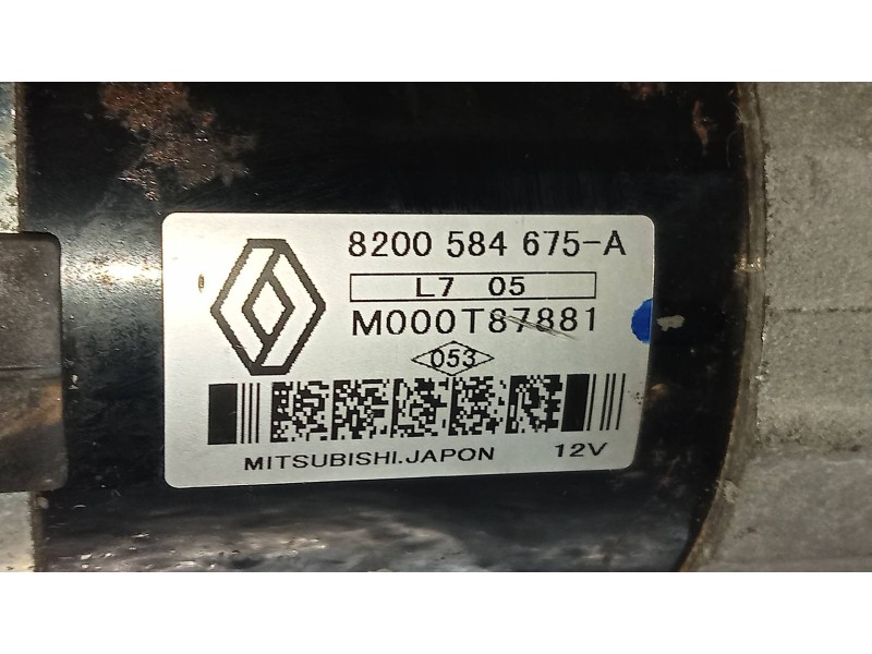 Recambio de motor arranque para renault kadjar business referencia OEM IAM 8200584675A M000T87881 