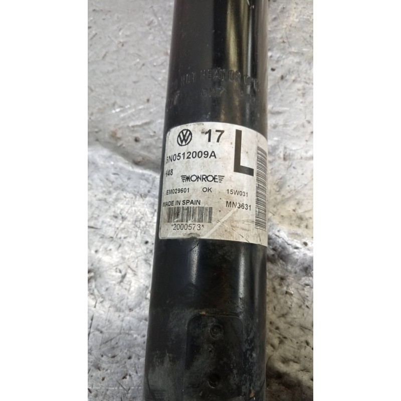 Recambio de amortiguador trasero izquierdo para volkswagen tiguan (5n2) sport 4motion bmt referencia OEM IAM 5N0512009A  