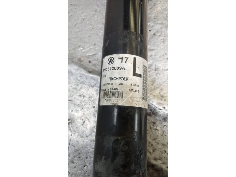 Recambio de amortiguador trasero izquierdo para volkswagen tiguan (5n2) sport 4motion bmt referencia OEM IAM 5N0512009A  