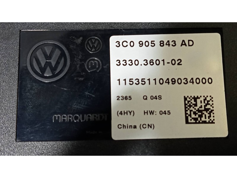 Recambio de conmutador de arranque para volkswagen cc (358) advance bluemotiontech referencia OEM IAM 3C0905843AD  