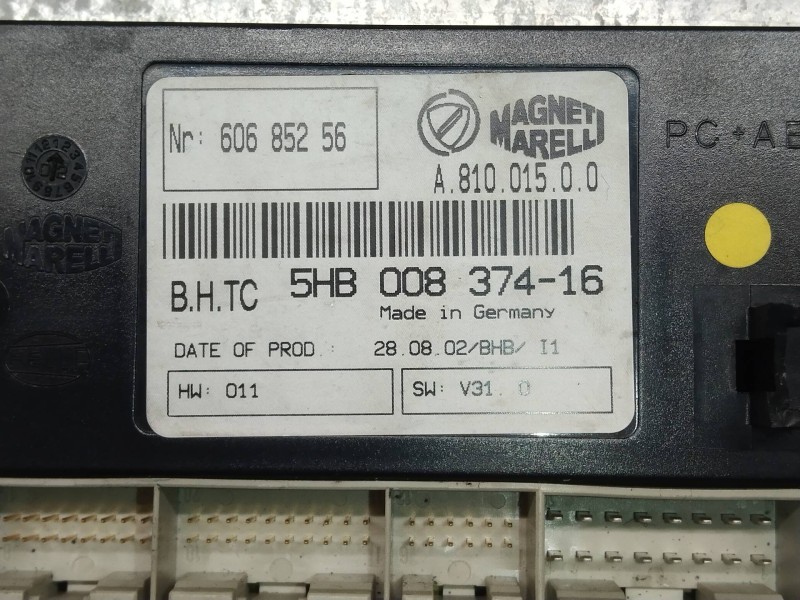 Recambio de modulo electronico para lancia thesis (115) 2.4 jtd executive referencia OEM IAM 5HB00837416 A81001500 