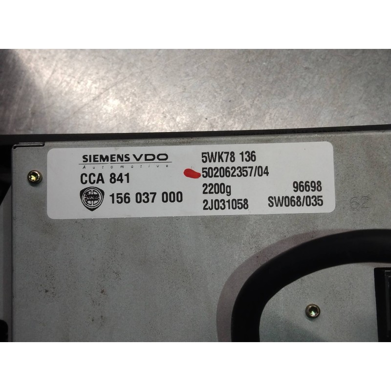 Recambio de sistema navegacion gps para lancia thesis (115) 2.4 jtd executive referencia OEM IAM 5WK78136 156037000 2J031058 502