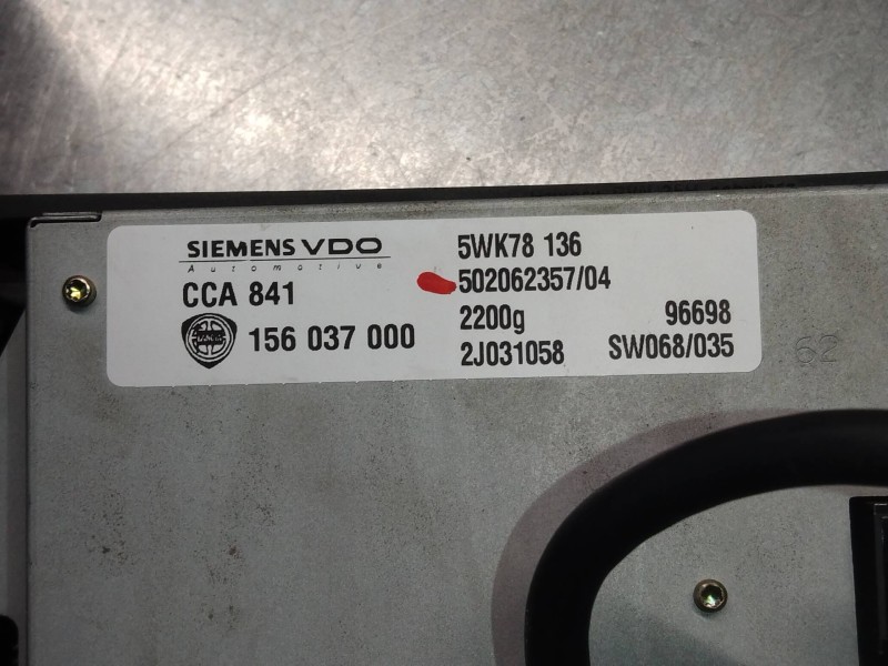 Recambio de sistema navegacion gps para lancia thesis (115) 2.4 jtd executive referencia OEM IAM 5WK78136 156037000 2J031058 502
