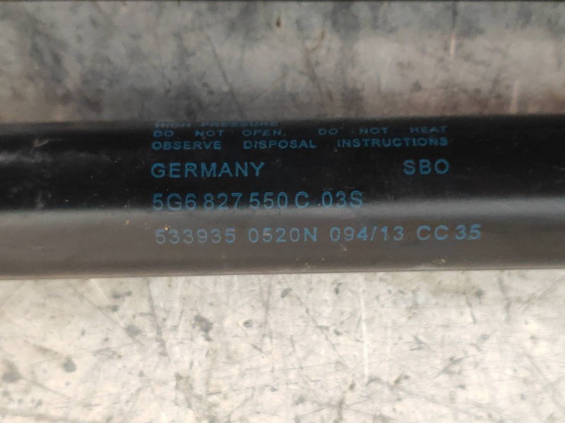 Recambio de amortiguadores maletero / porton para volkswagen golf vii lim. (5g1) advance bluemotion referencia OEM IAM 5G6827550