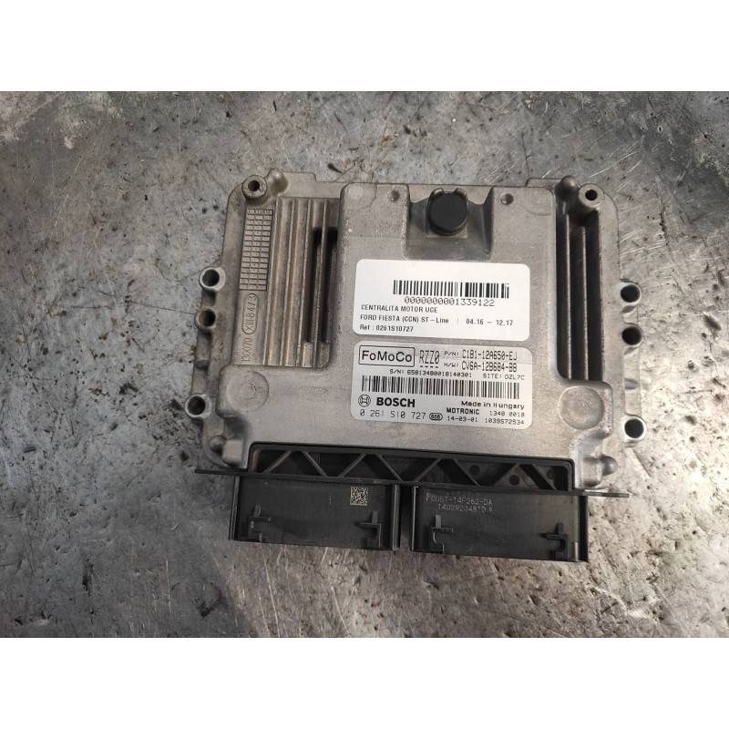 Recambio de centralita motor uce para ford fiesta (ccn) st-line referencia OEM IAM 0261S10727 C1B112A650EJ CV6A12B684BB