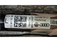 Recambio de airbag cortina delantero izquierdo para volkswagen cc (358) advance bluemotiontech referencia OEM IAM 3C8880741C   2