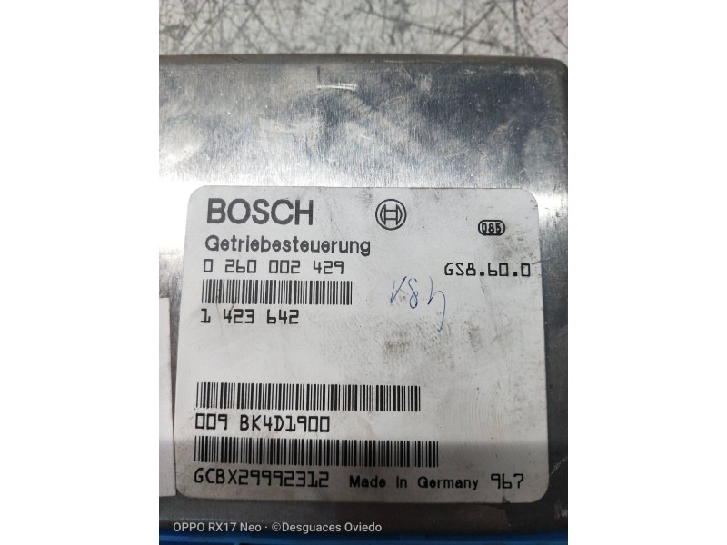 Recambio de centralita cambio automatico para bmw serie 3 coupe (e46) 328 ci referencia OEM IAM 0260002429 7504952 