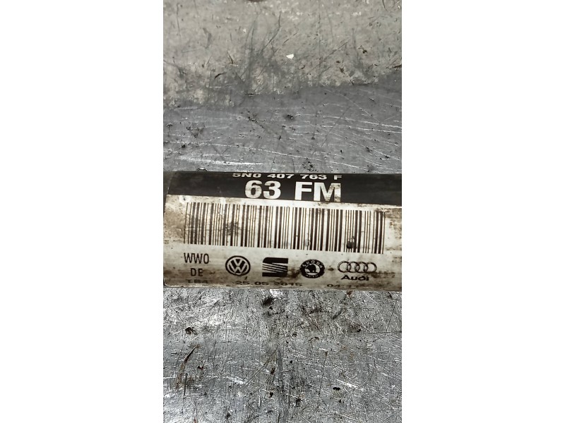 Recambio de transmision delantera izquierda para volkswagen tiguan (5n2) sport 4motion bmt referencia OEM IAM 5N0407763F  