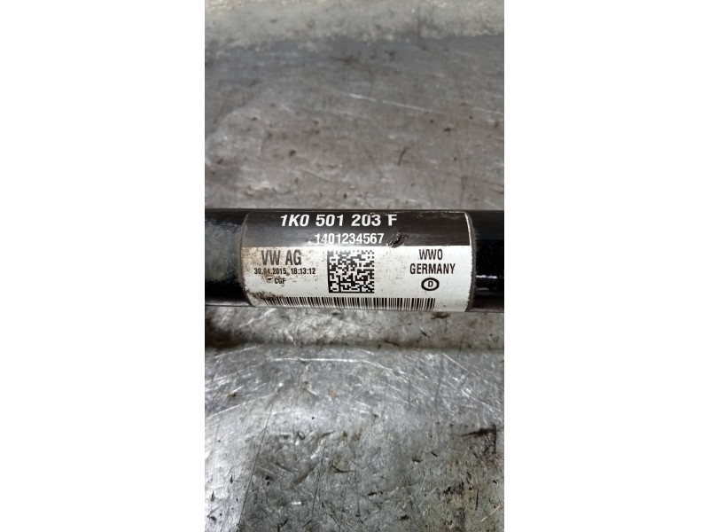 Recambio de transmision trasera izquierda para volkswagen tiguan (5n2) sport 4motion bmt referencia OEM IAM 1K0501203F  