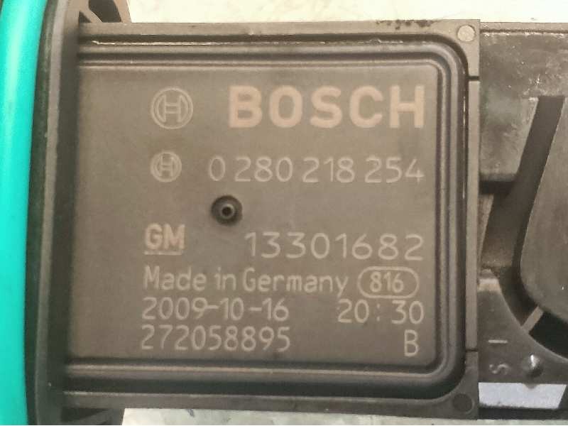 Recambio de caudalimetro para opel astra j lim. 1.6 16v cat referencia OEM IAM 0280218254 13301682 272058895 BOSCH