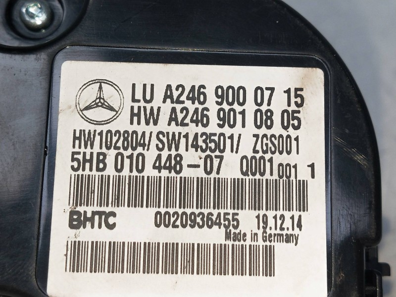 Recambio de mando calefaccion / aire acondicionado para mercedes clase cla (w117) shooting brake cla 220 d (117.903) referencia 