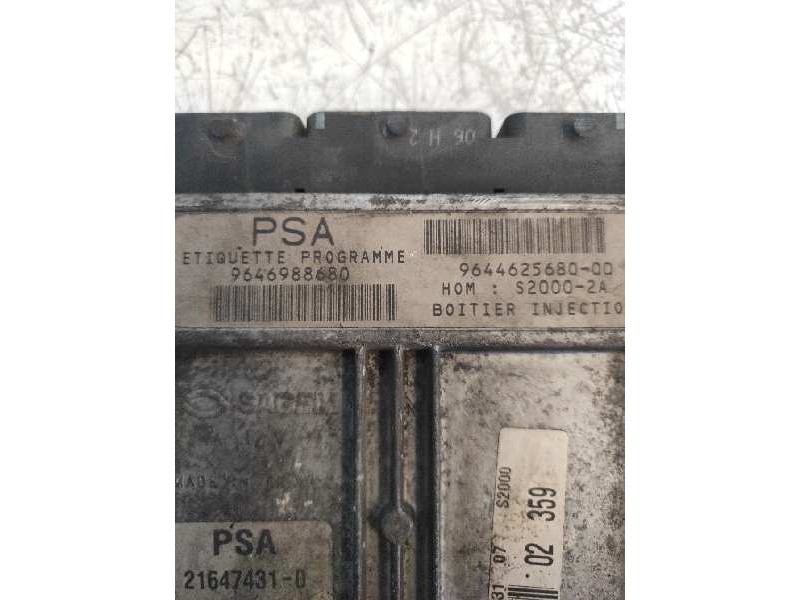 Recambio de centralita motor uce para peugeot 206 berlina xr referencia OEM IAM 9646988680 964462568000 216474310 Recambio de centralita motor uce para peugeot 206 berlina xr referencia OEM IAM 9646988680 964462568000 216474310