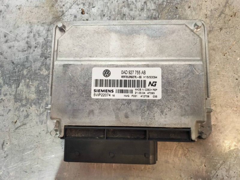 Recambio de centralita cambio automatico para volkswagen touareg (7la) tdi r5 referencia OEM IAM 5WP22074 0AD927755AB 