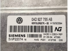 Recambio de centralita cambio automatico para volkswagen touareg (7la) tdi r5 referencia OEM IAM 5WP22074 0AD927755AB  2