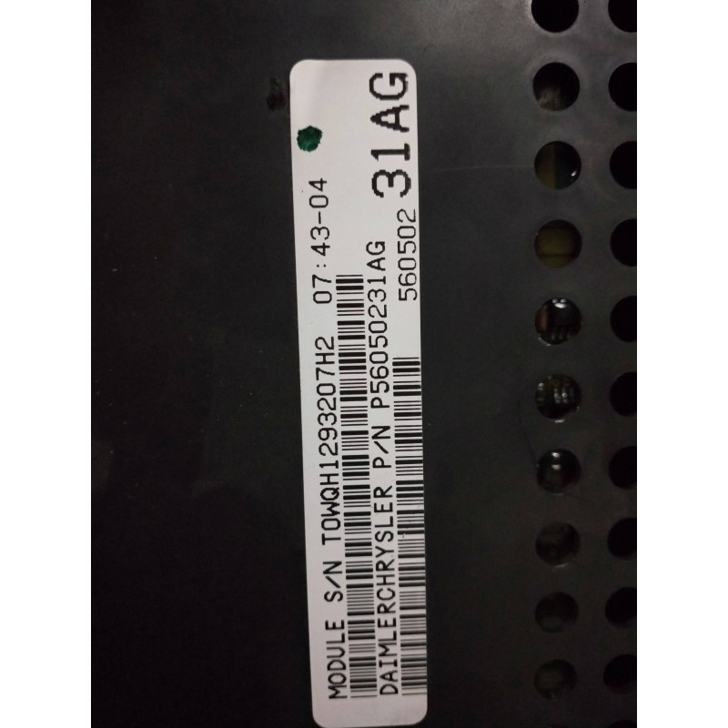 Recambio de caja reles / fusibles para jeep gr.cherokee (wj/wg) 2.7 crd laredo referencia OEM IAM P56050231AG  