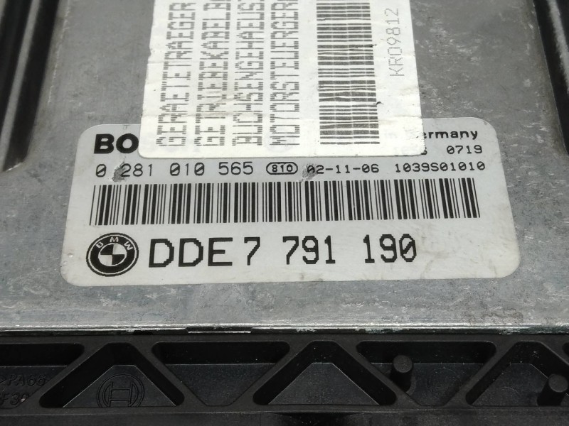 Recambio de centralita motor uce para bmw serie 3 compact (e46) 320td referencia OEM IAM 0281010565 DDE7791190 