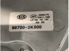 Recambio de motor limpia trasero para kia soul diva referencia OEM IAM 987002K000 035111580  2