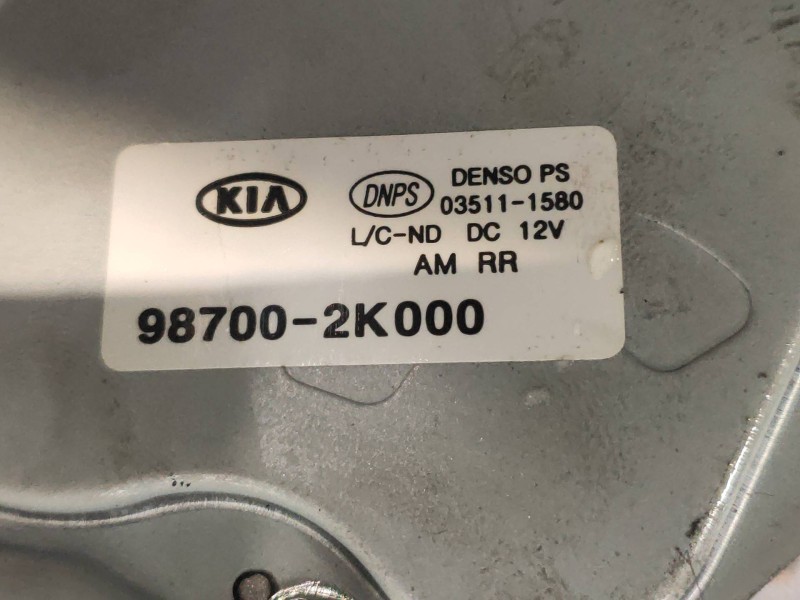 Recambio de motor limpia trasero para kia soul diva referencia OEM IAM 987002K000 035111580 