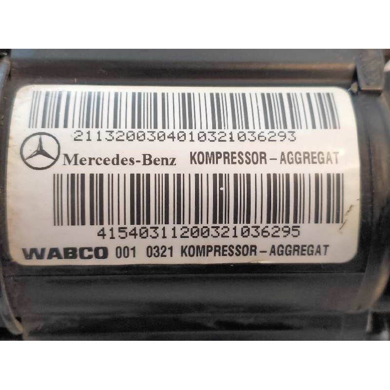 Recambio de bomba suspension para mercedes clase e (w211) berlina e 230 (211.052) referencia OEM IAM 0010321 A2113200543 WABCO Recambio de bomba suspension para mercedes clase e (w211) berlina e 230 (211.052) referencia OEM IAM 0010321 A2113200543 WABCO