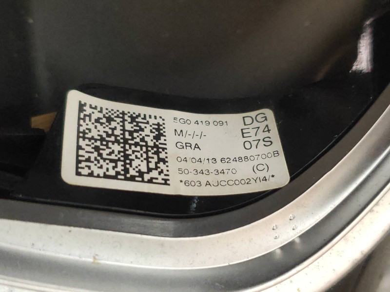 Recambio de volante para volkswagen golf vii lim. (5g1) advance bluemotion referencia OEM IAM 5G0419091  