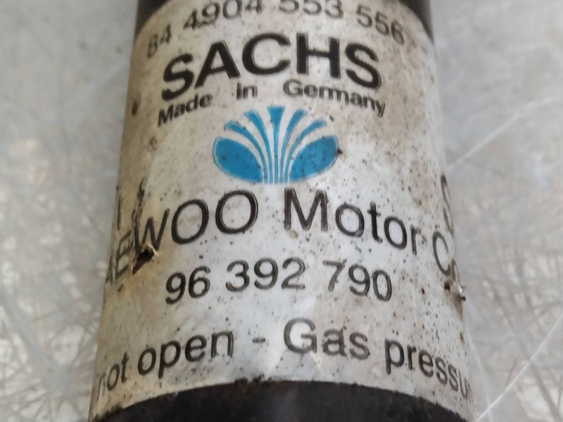 Recambio de amortiguador trasero para daewoo tacuma 1.6 cat referencia OEM IAM 96392790  