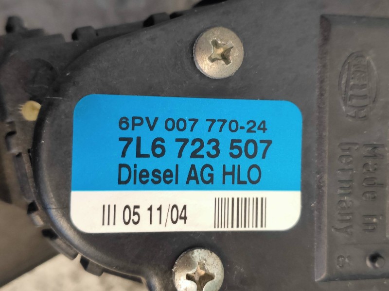 Recambio de potenciometro pedal para volkswagen touareg (7la) tdi r5 referencia OEM IAM 7L6723507 6PV00777024 