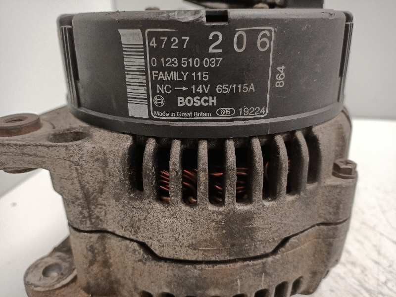 Recambio de alternador para chrysler voyager (gs) 2.5 td se grand voyager referencia OEM IAM 0123510037 4727206 BOSCH 115A