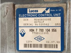 Recambio de centralita motor uce para renault clio ii fase i (b/cbo) 1.9 d referencia OEM IAM R04080009E 7700104956 80761F 77001 2