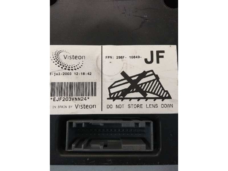 Recambio de cuadro instrumentos para ford fiesta (cbk) 1.4 16v cat referencia OEM IAM 2S6F10849 JF 