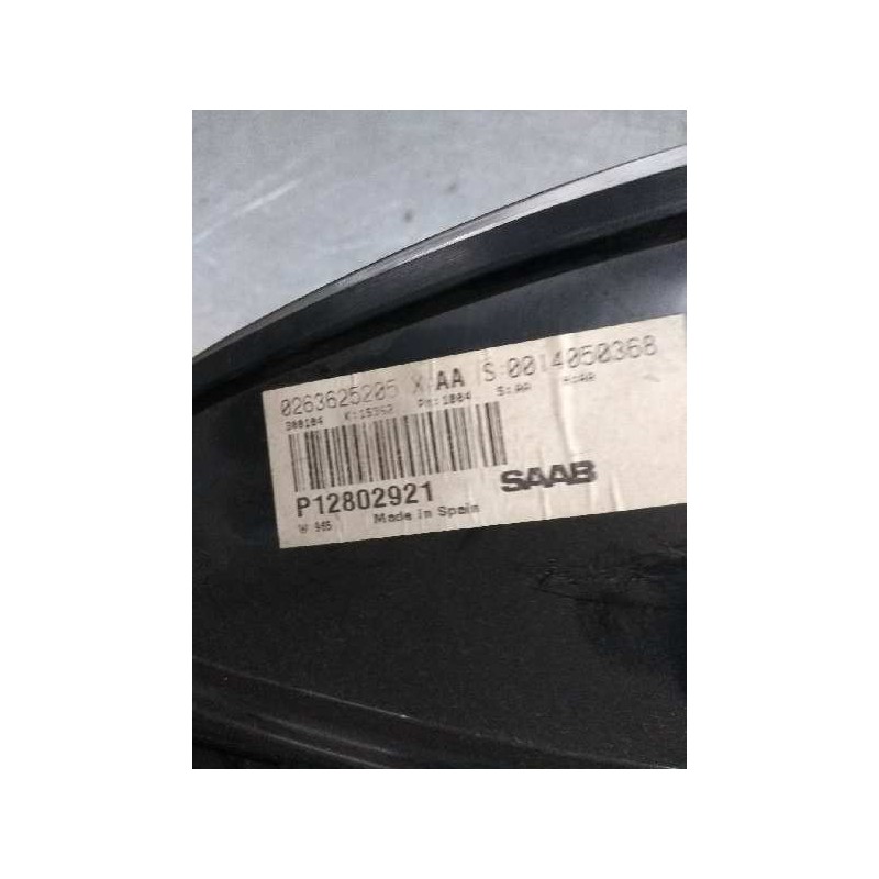 Recambio de cuadro instrumentos para saab 9-3 berlina 2.2 16v tid cat referencia OEM IAM 0263625205 P12802921 