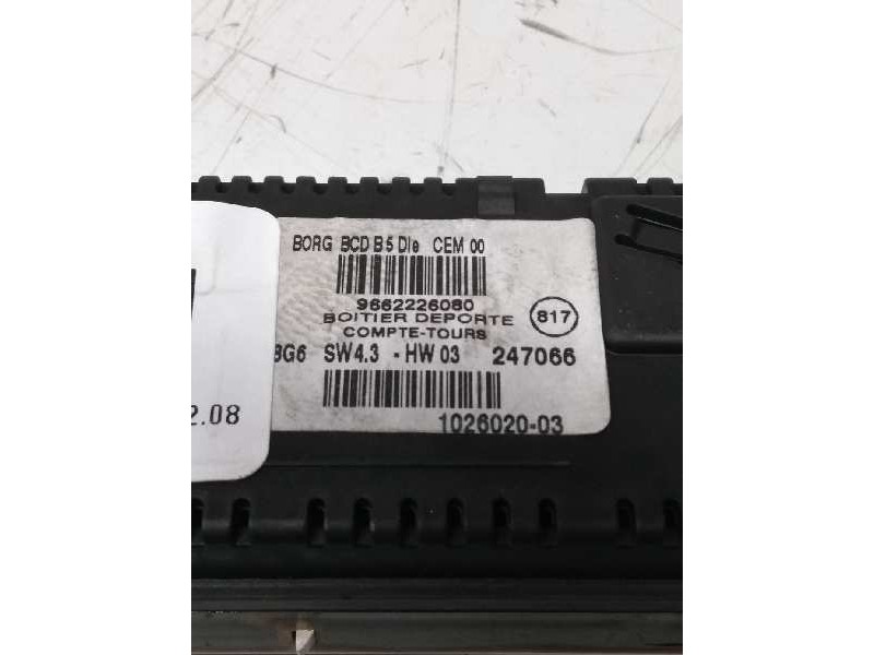 Recambio de pantalla multifuncion para citroen c4 berlina collection referencia OEM IAM 9662226080 102602003 