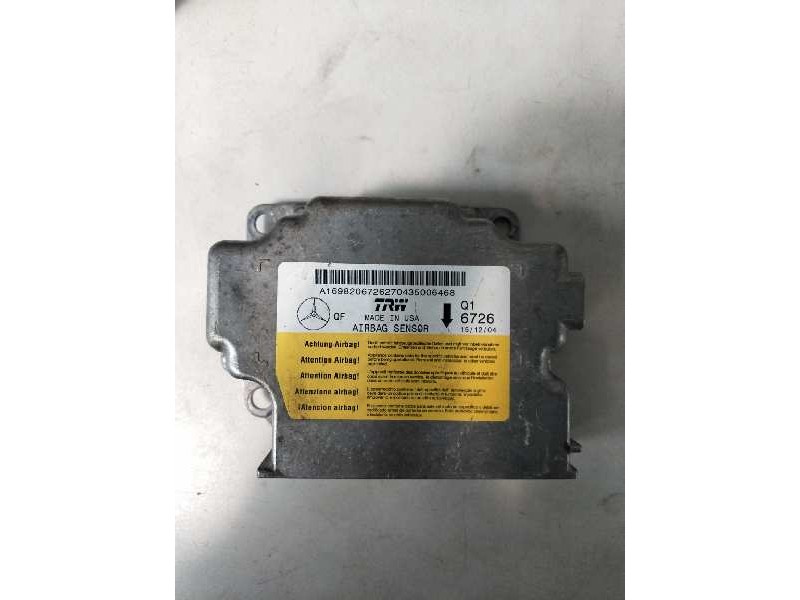 Recambio de centralita airbag para mercedes clase a (w169) a 200 cdi (169.008) referencia OEM IAM Q16726 A1698200672627004350064