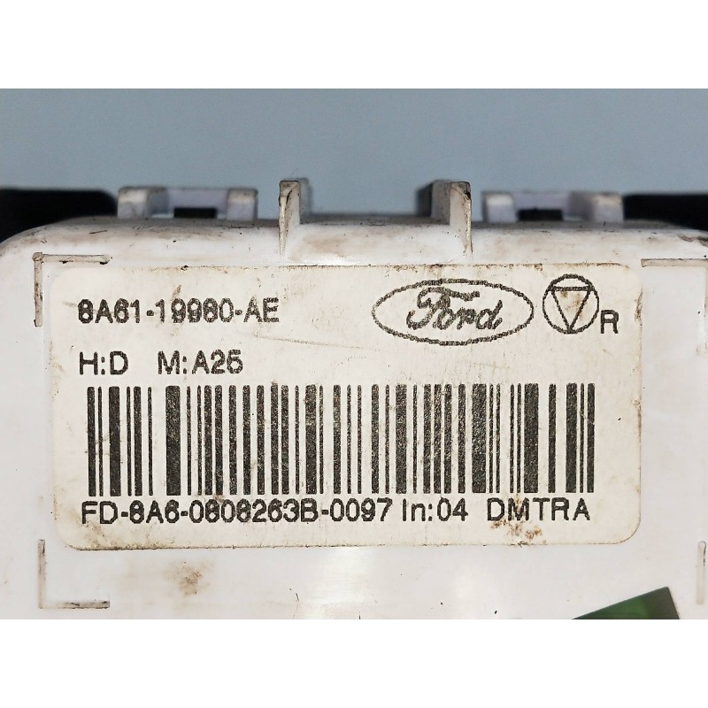 Recambio de mando calefaccion / aire acondicionado para ford fiesta (cb1) 1.4 tdci cat referencia OEM IAM 8A6119980AE  