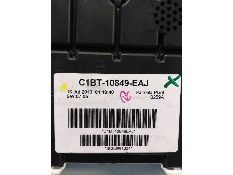 Recambio de cuadro instrumentos para ford fiesta (ccn) 1.25 16v cat referencia OEM IAM C1BT10849 EAJ 