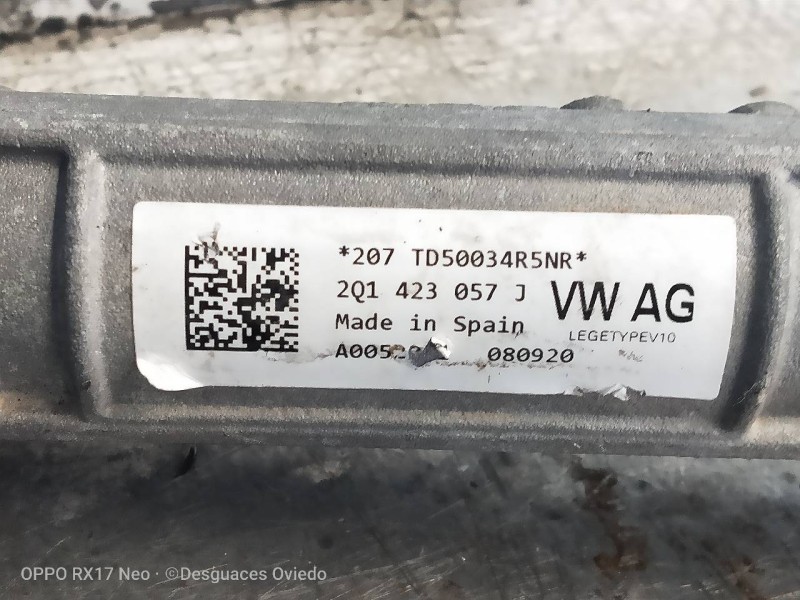 Recambio de cremallera direccion para volkswagen t-cross advance referencia OEM IAM 2Q1423057J A0052331 