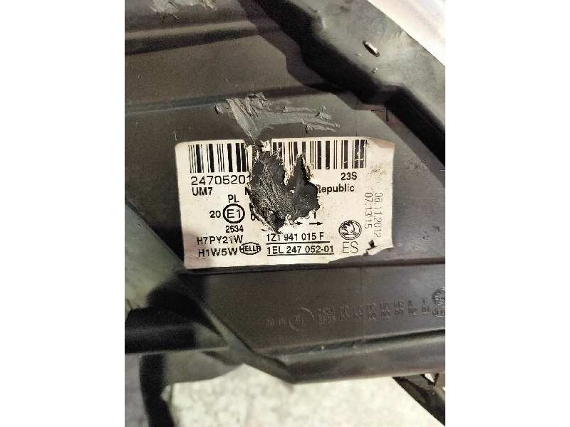 Recambio de faro izquierdo para skoda octavia berlina (1z3) 1.6 tdi dpf referencia OEM IAM 1Z1941015F 1EL24705201 