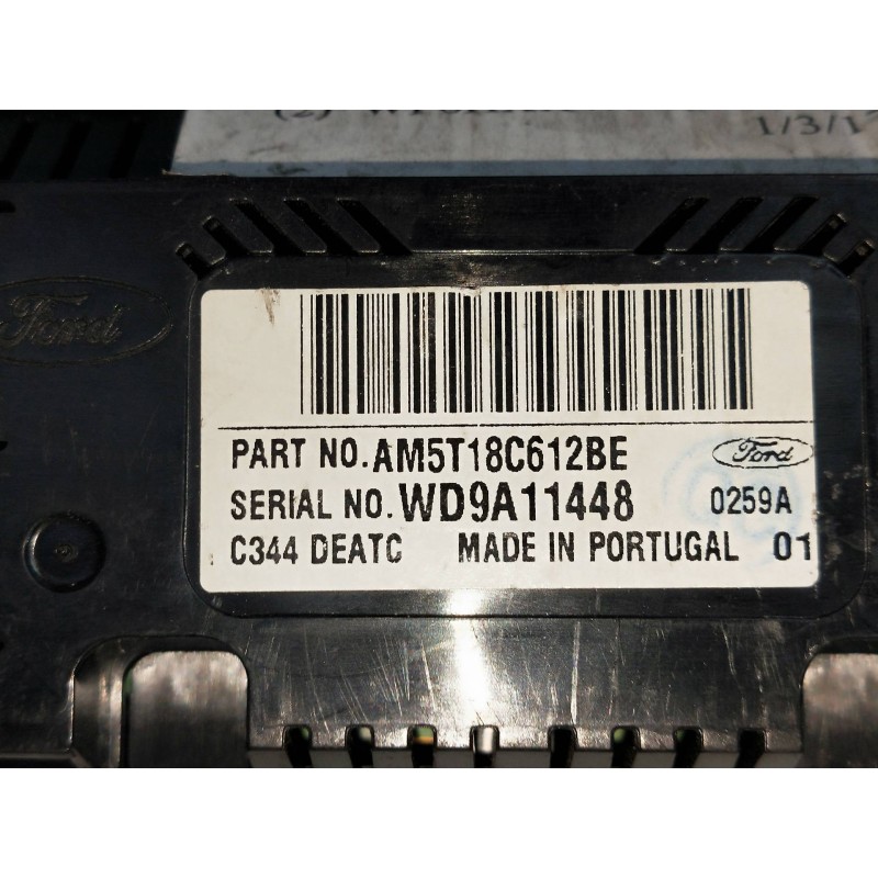 Recambio de mando calefaccion / aire acondicionado para ford grand c-max 1.6 tdci cat referencia OEM IAM AM5T18C612BE  