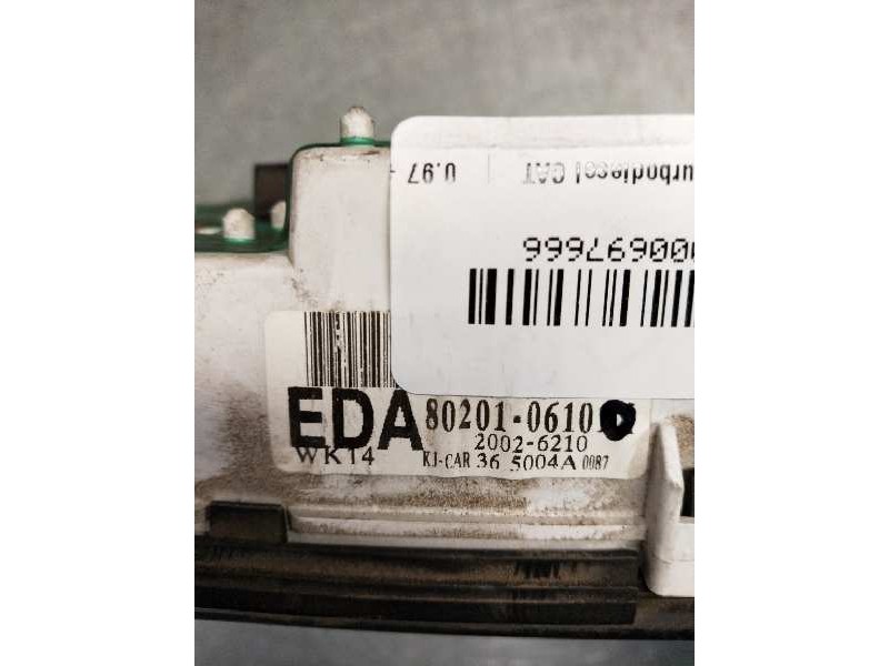 Recambio de cuadro instrumentos para ssangyong korando 2.9 turbodiesel cat referencia OEM IAM 802010610 20026210EDA 