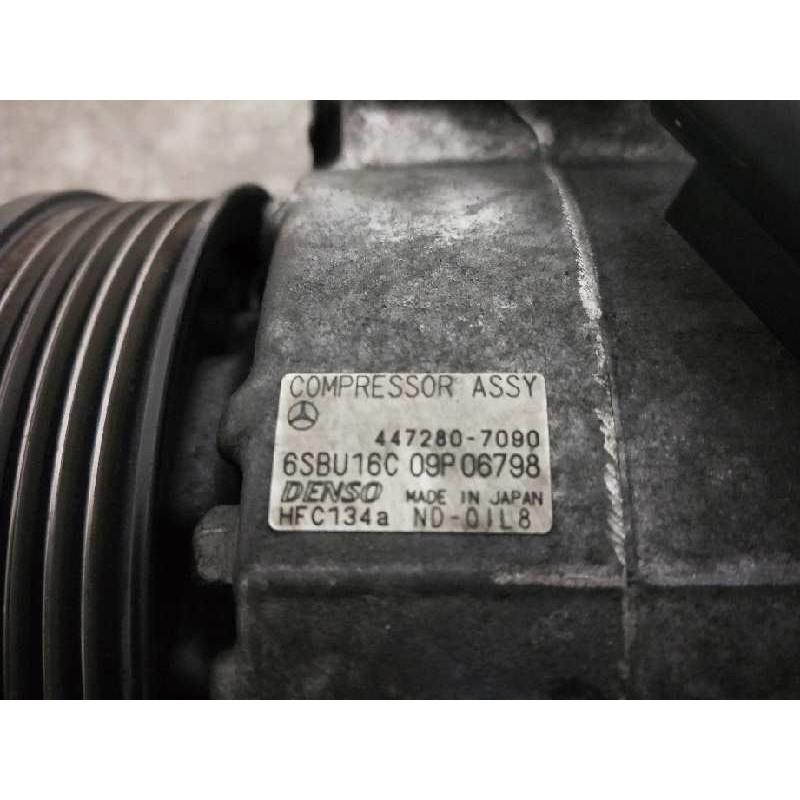 Recambio de compresor aire acondicionado para mercedes clase c (w204) lim. 2.1 cdi cat referencia OEM IAM 4472807090 6SBU16C 